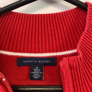 Red Tommy Hilfiger Cable Knit Sweater Women's XL