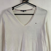 White Tommy Hilfiger Jumper Women's XL