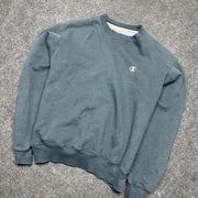 Blue Grey Champion Sweatshirt Men's Medium