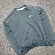 Blue Grey Champion Sweatshirt Men's Medium