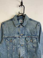 Blue Tommy Hilfiger Denim Jacket Men's Medium