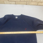 00s Navy Nike Sweatshirt Women's XXL