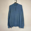 Blue Tommy Hilfiger Quarter Zip Knit Jumper Sweater XL