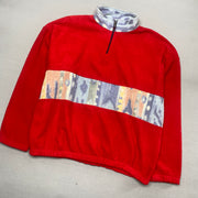 Vintage Red Fleece Men's Large