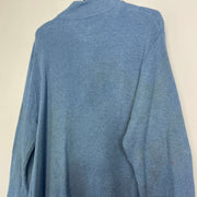 Blue Tommy Hilfiger Quarter Zip Knit Jumper Sweater XL