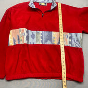 Vintage Red Fleece Men's Large