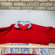 Vintage Red Fleece Men's Large