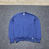 Vintage 90s Navy Russell Athletic Blank Sweatshirt Men's Medium