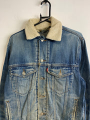 Blue Levi's Denim Jacket Women's Large