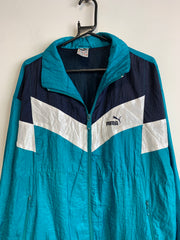 Petrol Green Puma Windbreaker Men's XXL