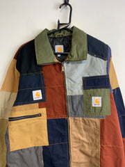 Reworked Multicolour Carhartt Workwear Jacket Men's Large