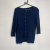 Navy Tommy Hilfiger Cardigan Knit Jumper Womens 2XL