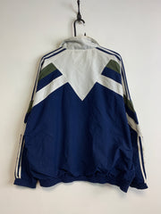 00s Navy Adidas Windbreaker Men's XXL