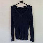 Navy Tommy Hilfiger Cable knit Jumper Women's XL