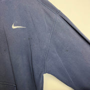 Vintage 90s Navy Nike Heavy Hoodie Full Zip Jacket Medium