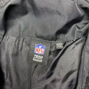 Black and Grey NFL Windbreaker Men's XXL