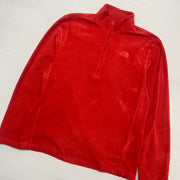 Red North Face Fleece Men's Medium