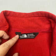 Red North Face Fleece Men's Medium