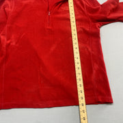 Red North Face Fleece Men's Medium