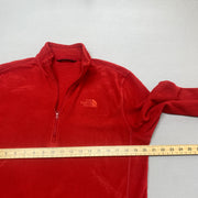 Red North Face Fleece Men's Medium