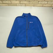 Blue Berghaus Fleece Jacket Men's Large