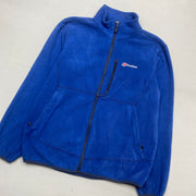 Blue Berghaus Fleece Jacket Men's Large