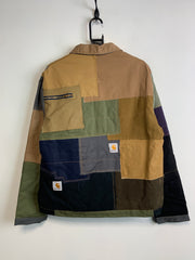 Reworked Multicolour Carhartt Workwear Jacket Men's Large