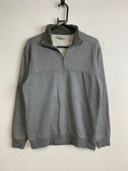 Grey Columbia 1/4 Zip-up Sweatshirt Men's Small