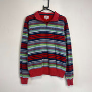 Vintage 90s Sergio Tacchini Sweater Fleece Womens Large