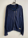 Navy North Face zip up Hoodie Men's Medium