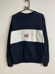 Navy America Flag Sweatshirt Men's Medium