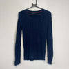 Navy Knit Jumper Sweater Tommy Hilfiger Womens Medium