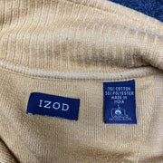 Yellow Izod Quarter zip Men's Large