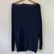 Navy Red White Tommy Hilfiger Jumper Women's XL