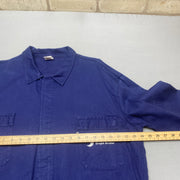 Navy Workwear Jacket Men's Large