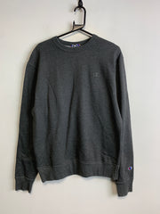 Grey Champion Chest Logo Sweatshirt Men's Medium