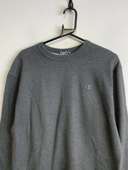 Grey Champion Chest Logo Sweatshirt Men's Medium