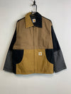 Reworked Multicolour Carhartt Workwear Jacket Men's Large