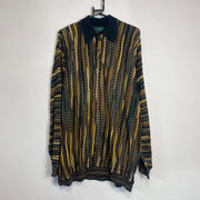 Vintage 90s Tundra Cosby Style Sweater Knit 2XL