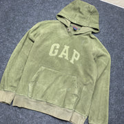 Green Gap Fleece Hoodie Men's Medium