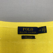 Yellow Polo Ralph Lauren Jumper Women's Large