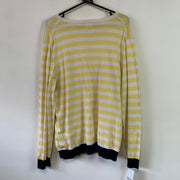 White and Yellow Tommy Hilfiger Jumper Women's XXL