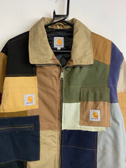 Reworked Multicolour Carhartt Workwear Jacket Men's Large