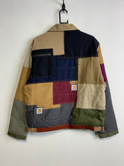 Reworked Multicolour Carhartt Workwear Jacket Men's Large