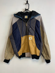 Reworked Multicolour Carhartt Workwear Jacket Men's Large