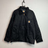 Black Reworked Carhartt Workwear Jacket Men's Medium