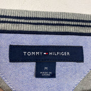 Grey Tommy Hilfiger Knit Jumper Sweater Medium