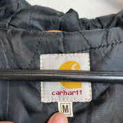 Beige Reworked Carhartt Workwear Jacket Men's Medium