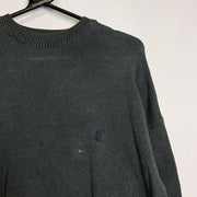 Heavy Grey Nautica Sweater Knit Jumper Small