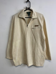 Cream Ralph Lauren Quarter zip Men's Large